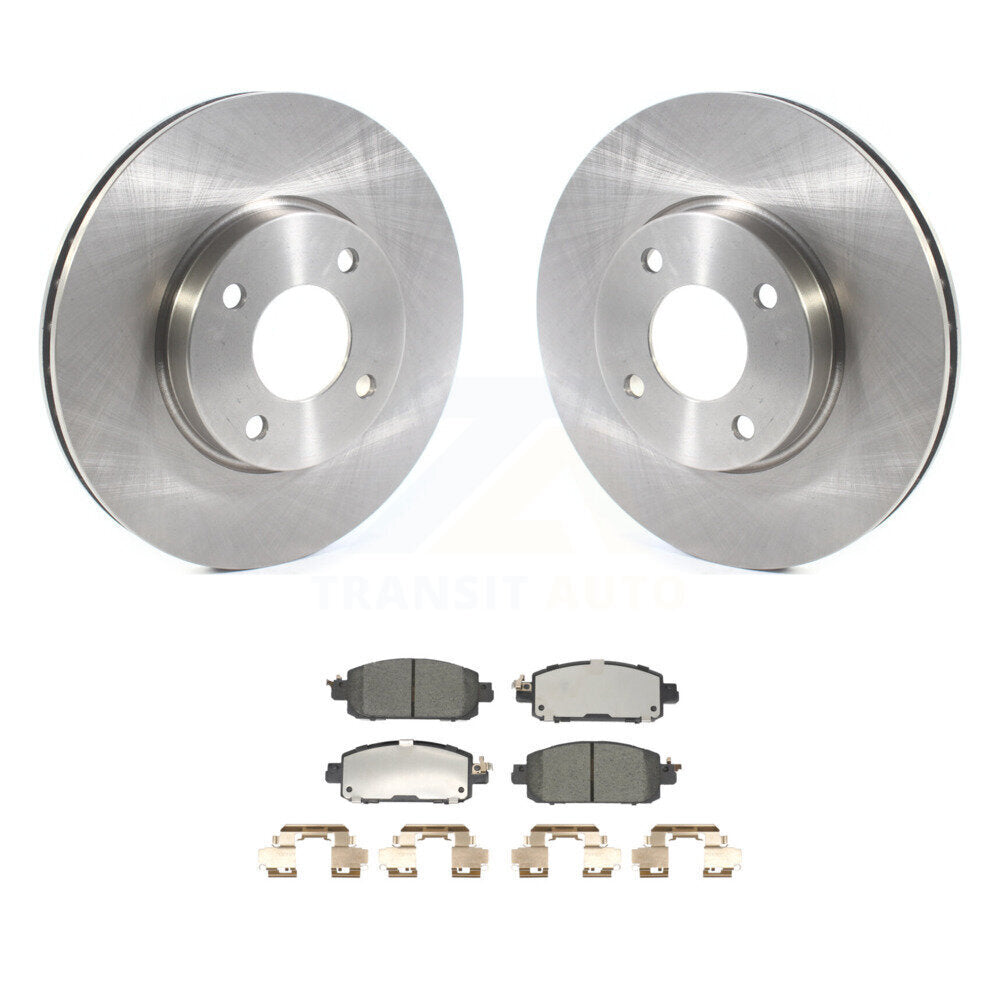 Front Disc Brake Rotors And Ceramic Pads Kit For 2024 Nissan Sentra S SV SR K8T-104507