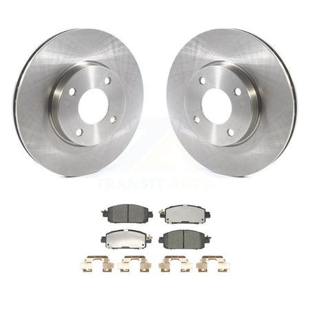 Front Disc Brake Rotors And Ceramic Pads Kit For 2024 Nissan Sentra S SV SR K8T-104507