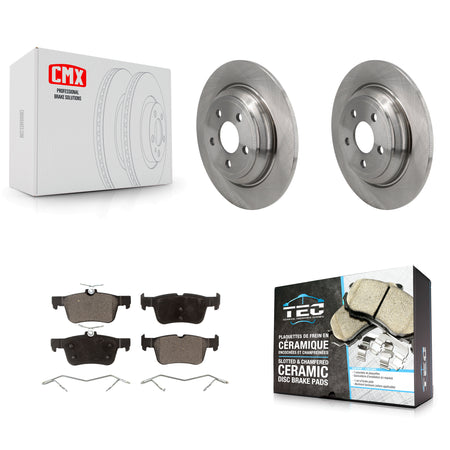 Rear Disc Brake Rotors And Ceramic Pads Kit For 2022-2023 Ford Maverick K8T-104518