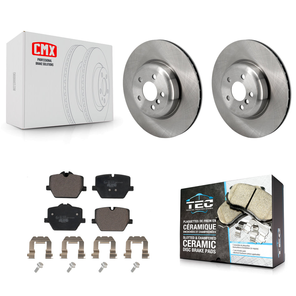 Rear Disc Brake Rotor And Ceramic Pad Kit For BMW M340i xDrive M440i Toyota GR Supra 330i K8T-104520
