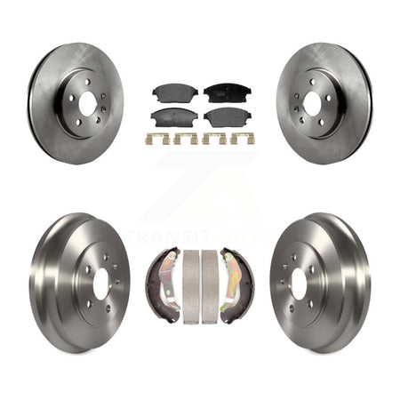 Front Rear Disc Brake Rotors Ceramic Pads And Drum Kit For 2013-2017 Chevrolet Trax K8T-104560