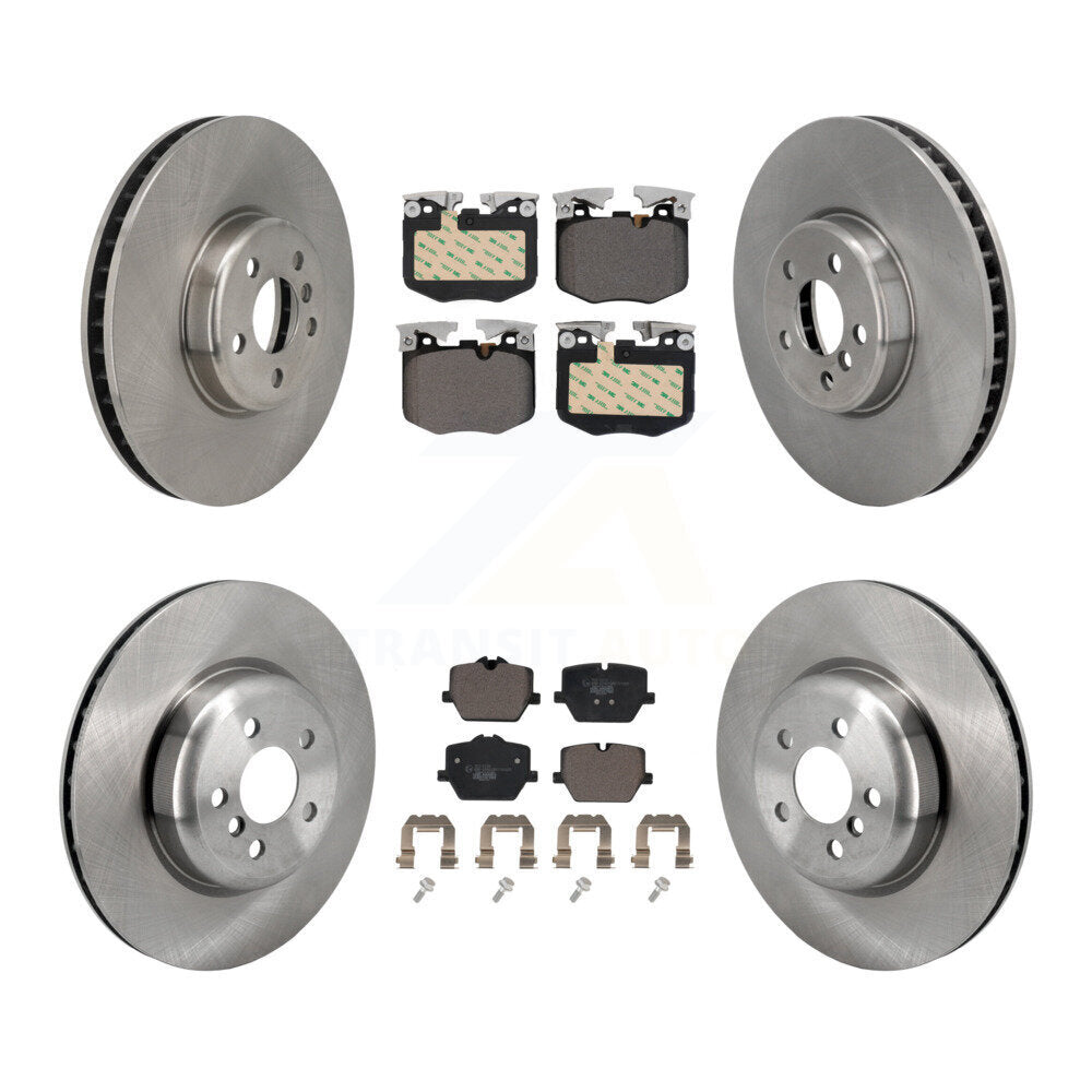 Front Rear Disc Brake Rotors And Ceramic Pads Kit (6Pc) For BMW 330i K8T-104574