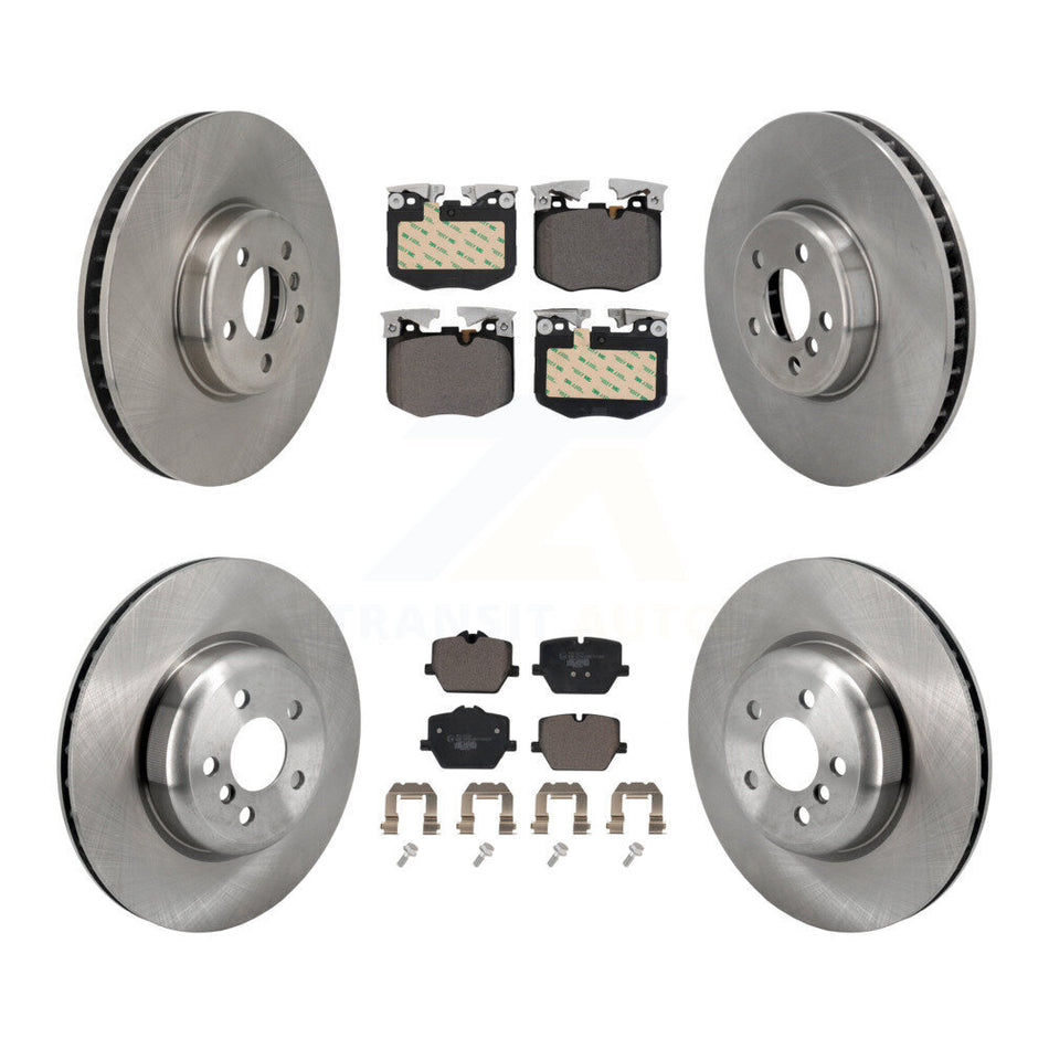 Front Rear Disc Brake Rotors And Ceramic Pads Kit (6Pc) For BMW 330i K8T-104574