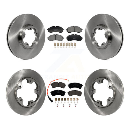 Front Rear Brake Rotor & Ceramic Pad Kit For Ford Transit-250 Transit-350 Transit-150 RWD K8T-104586
