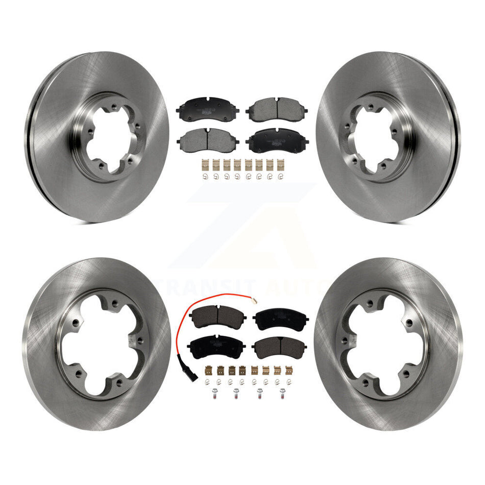 Front Rear Brake Rotor & Ceramic Pad Kit For Ford Transit-250 Transit-350 Transit-150 RWD K8T-104586