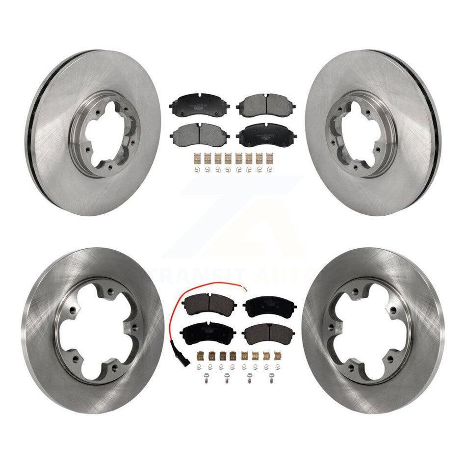 Front Rear Brake Rotor & Ceramic Pad Kit For Ford Transit-250 Transit-350 Transit-150 RWD K8T-104587