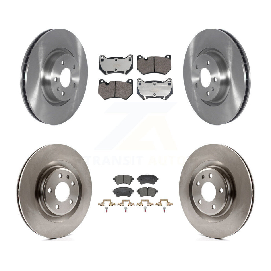 Front Rear Disc Brake Rotors And Ceramic Pads Kit For Audi Q5 Sportback K8T-104591