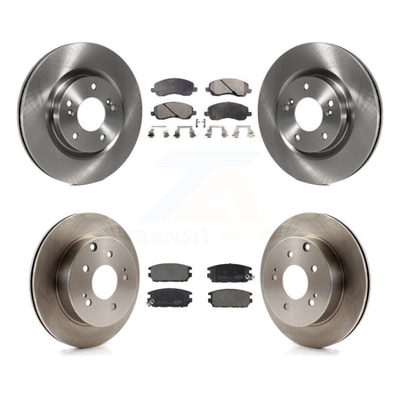 Front Rear Disc Brake Rotors And Ceramic Pads Kit For Mitsubishi Eclipse Galant K8T-104593