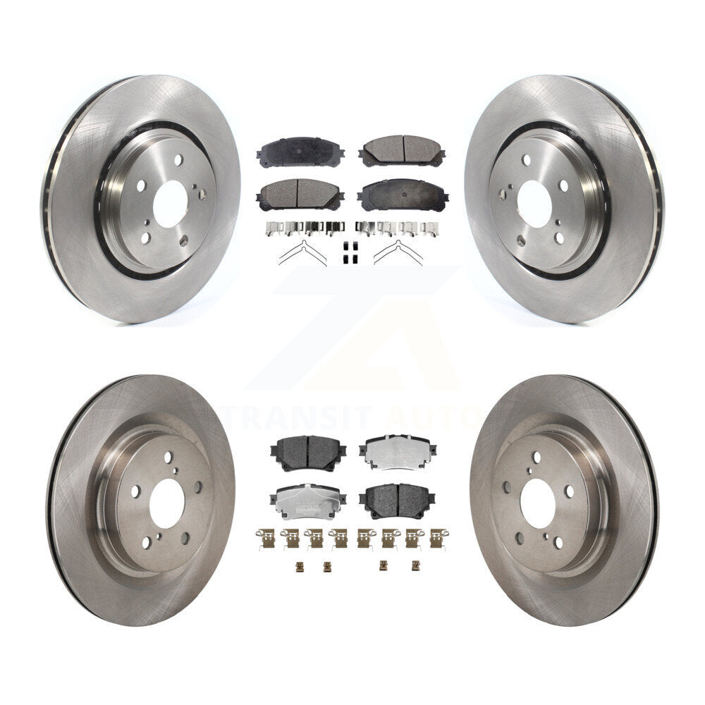 Front Rear Disc Brake Rotor And Ceramic Pad Kit For Lexus NX350h NX350 NX250 Toyota Crown K8T-104602