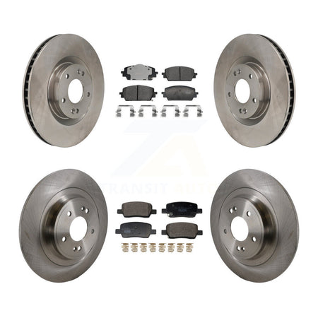 Front Rear Disc Brake Rotors And Ceramic Pads Kit For Hyundai Santa Cruz Kia Sorento K8T-104607