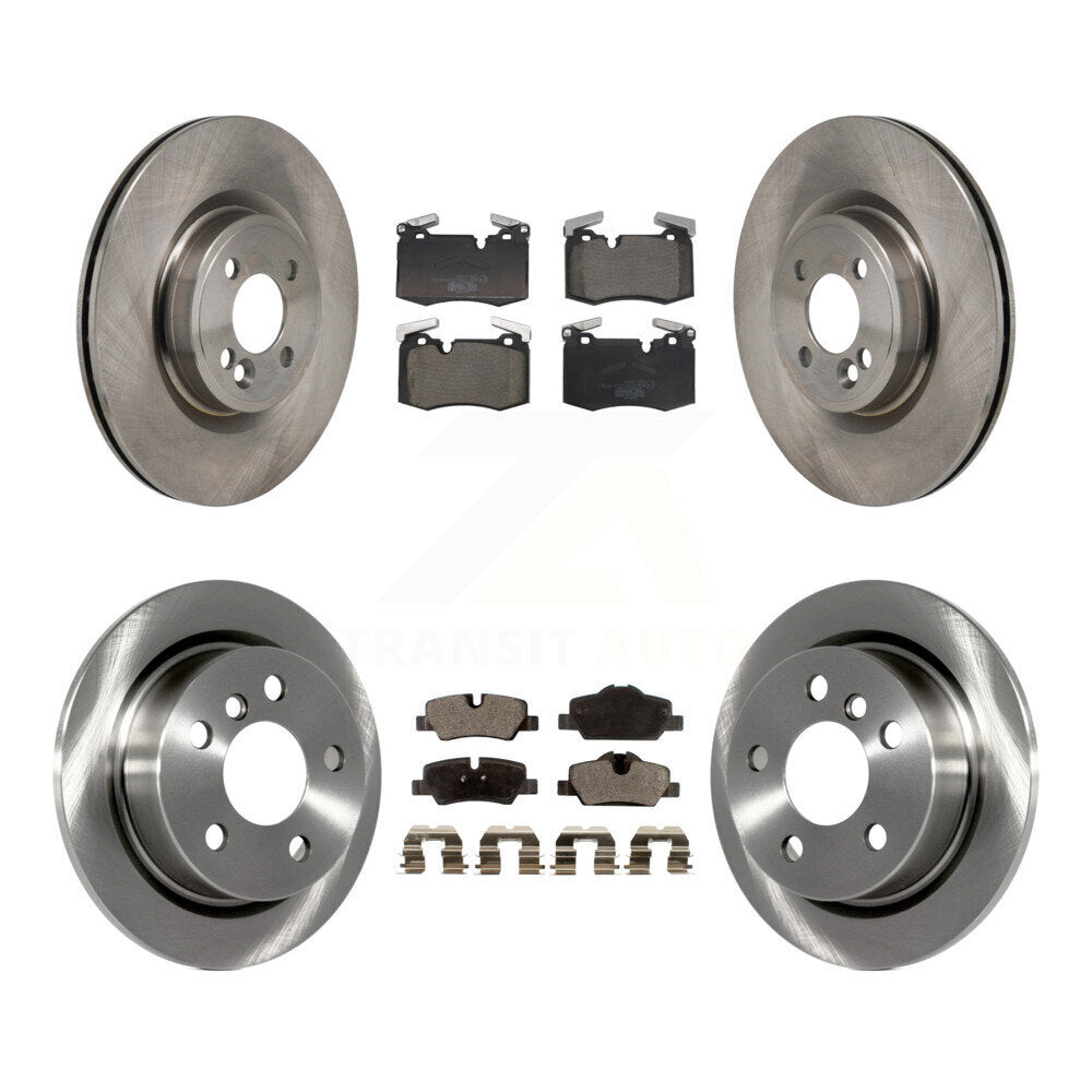 Front Rear Brake Rotor Ceramic Pad Kit For 15 Mini Cooper With 316mm Diameter K8T-104608