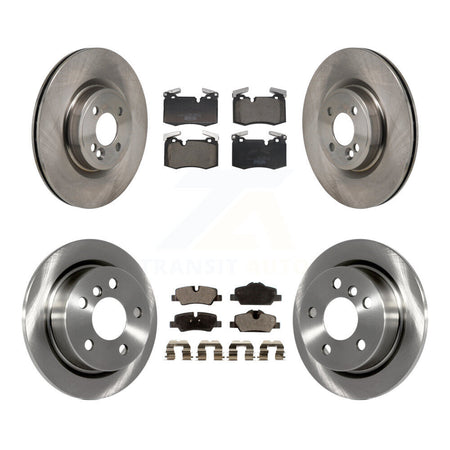 Front Rear Brake Rotor Ceramic Pad Kit For 15 Mini Cooper With 316mm Diameter K8T-104608