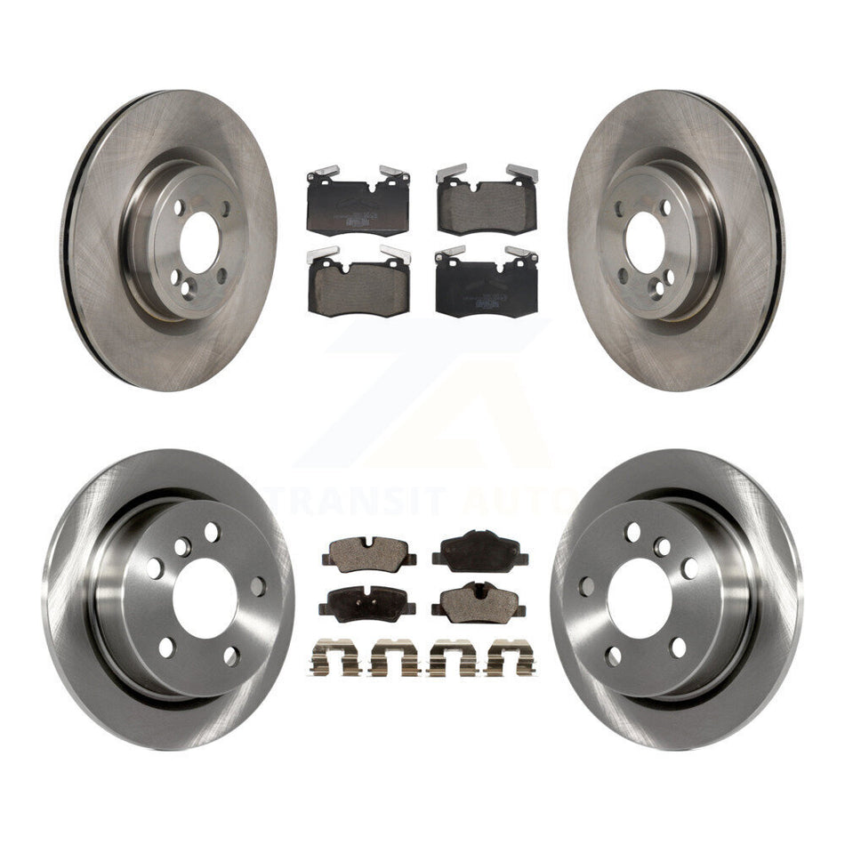 Front Rear Brake Rotor Ceramic Pad Kit For 15 Mini Cooper With 316mm Diameter K8T-104608