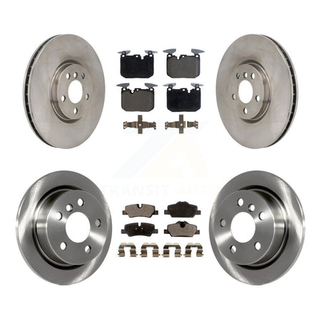 Front Rear Brake Rotors Ceramic Pad Kit For Mini Cooper John Works with GAS engine K8T-104611