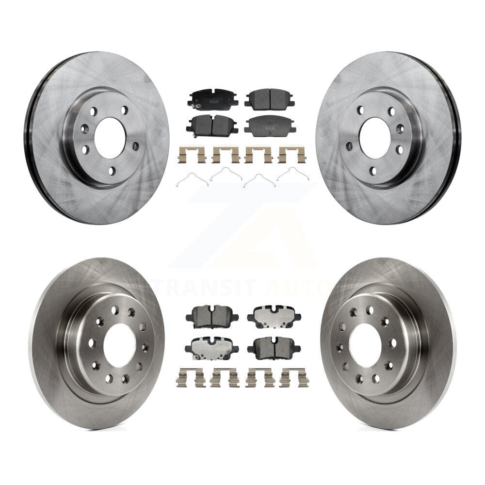 Front Rear Disc Brake Rotors And Ceramic Pad Kit For Chevrolet Equinox GMC Terrain Malibu K8T-104613