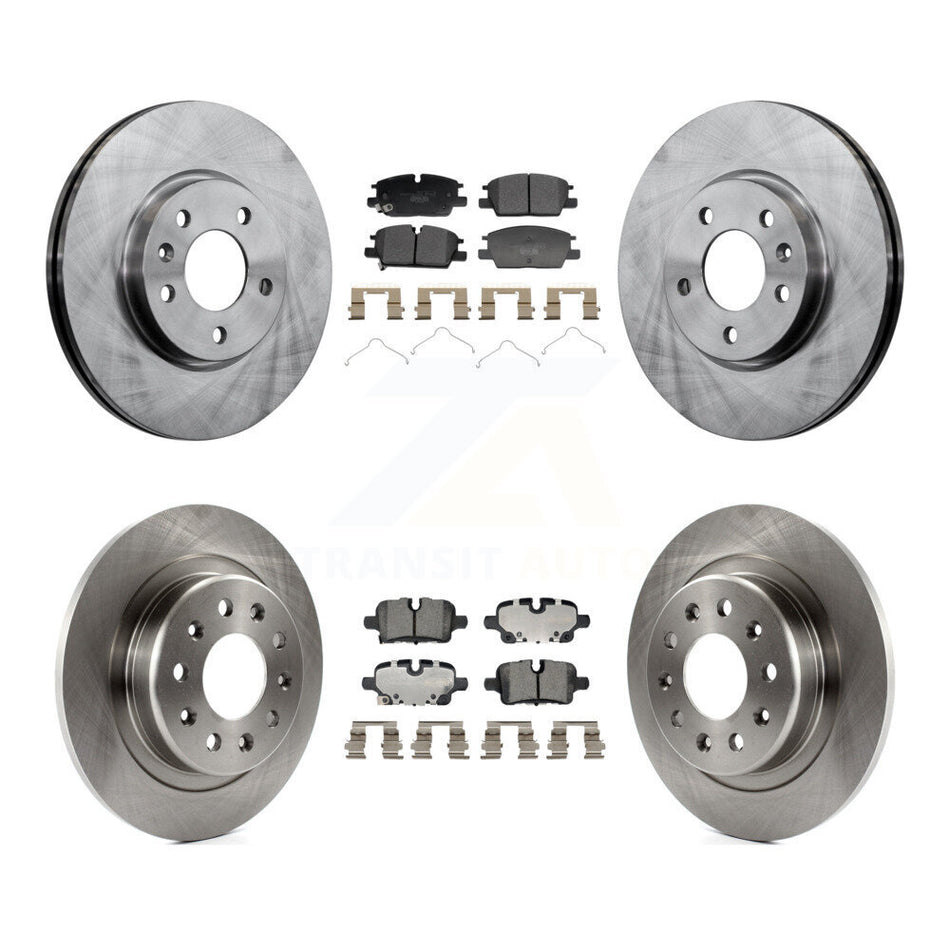 Front Rear Disc Brake Rotors And Ceramic Pad Kit For Chevrolet Equinox GMC Terrain Malibu K8T-104613