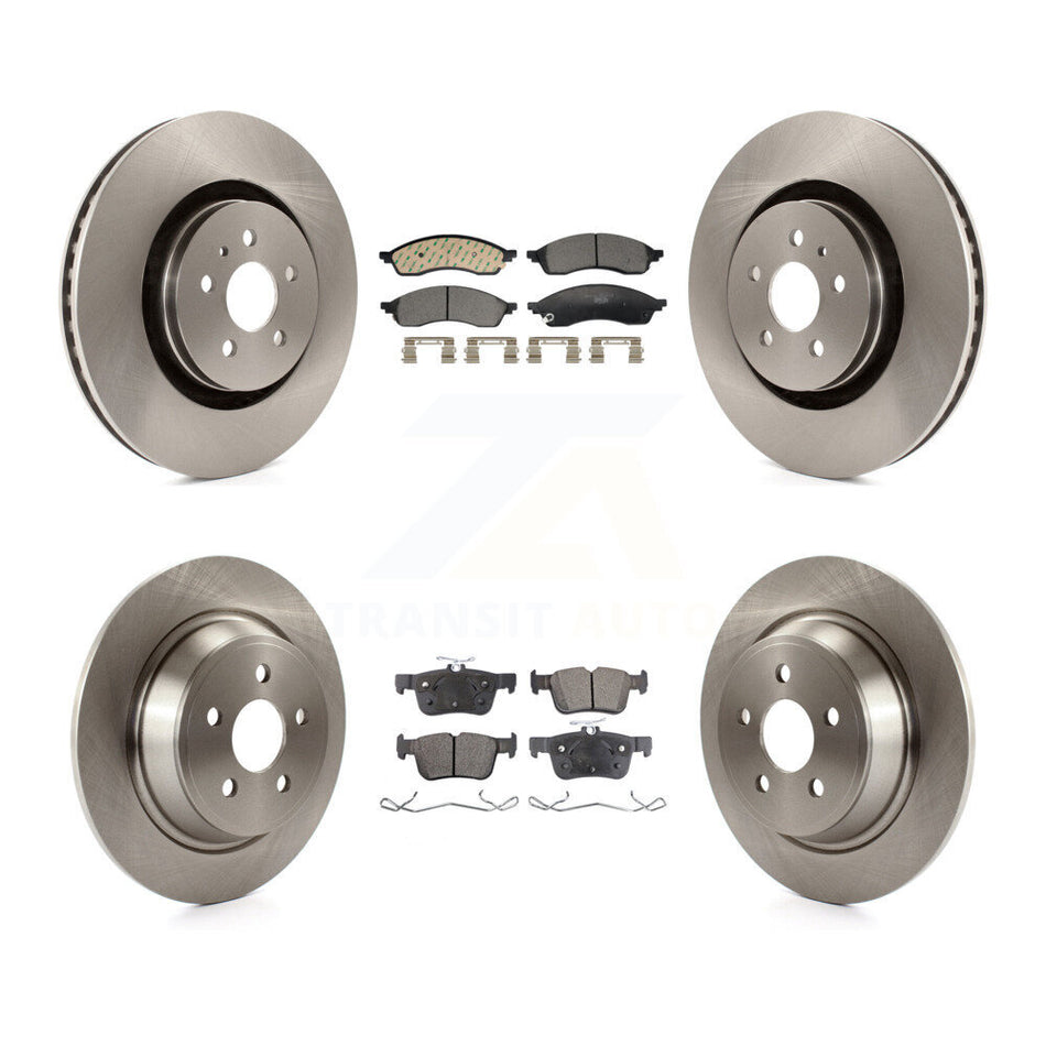 Front Rear Disc Brake Rotors And Ceramic Pads Kit For Lincoln Nautilus K8T-104621