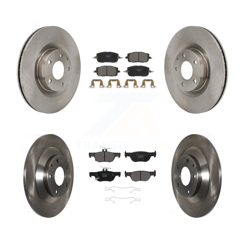 Front Rear Disc Brake Rotors And Ceramic Pads Kit For 2022-2023 Mazda MX-30 EV K8T-104623