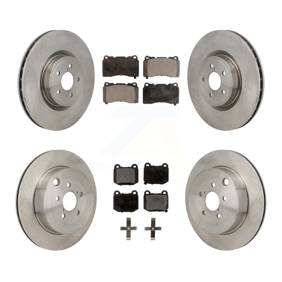 Front Rear Disc Brake Rotor & Ceramic Pad Kit For Subaru BRZ Toyota 86 With Brembo Brakes K8T-104626
