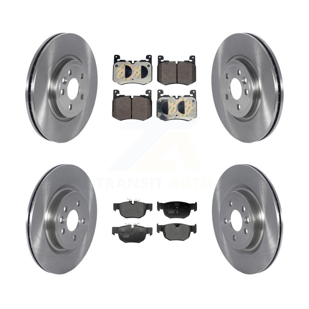 Front Rear Brake Rotors Ceramic Pad Kit For Jaguar F-Pace With 380mm Diameter Rotor K8T-104629