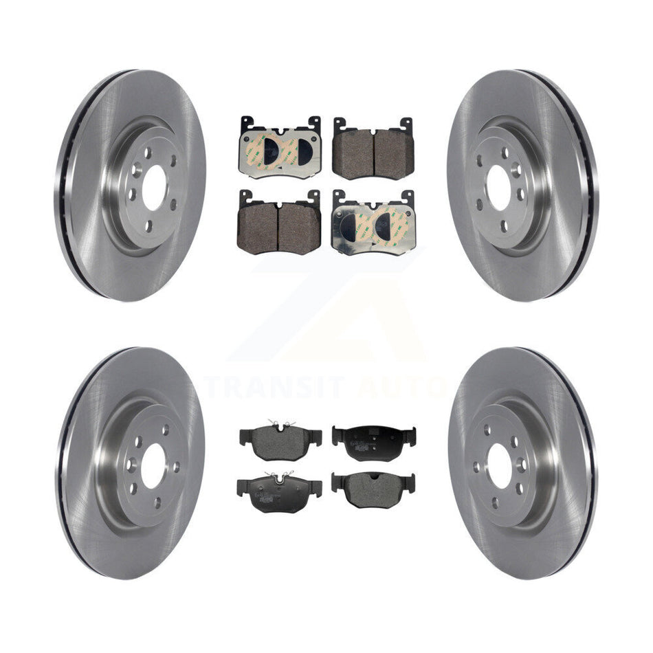 Front Rear Brake Rotors Ceramic Pad Kit For Jaguar F-Pace With 380mm Diameter Rotor K8T-104629