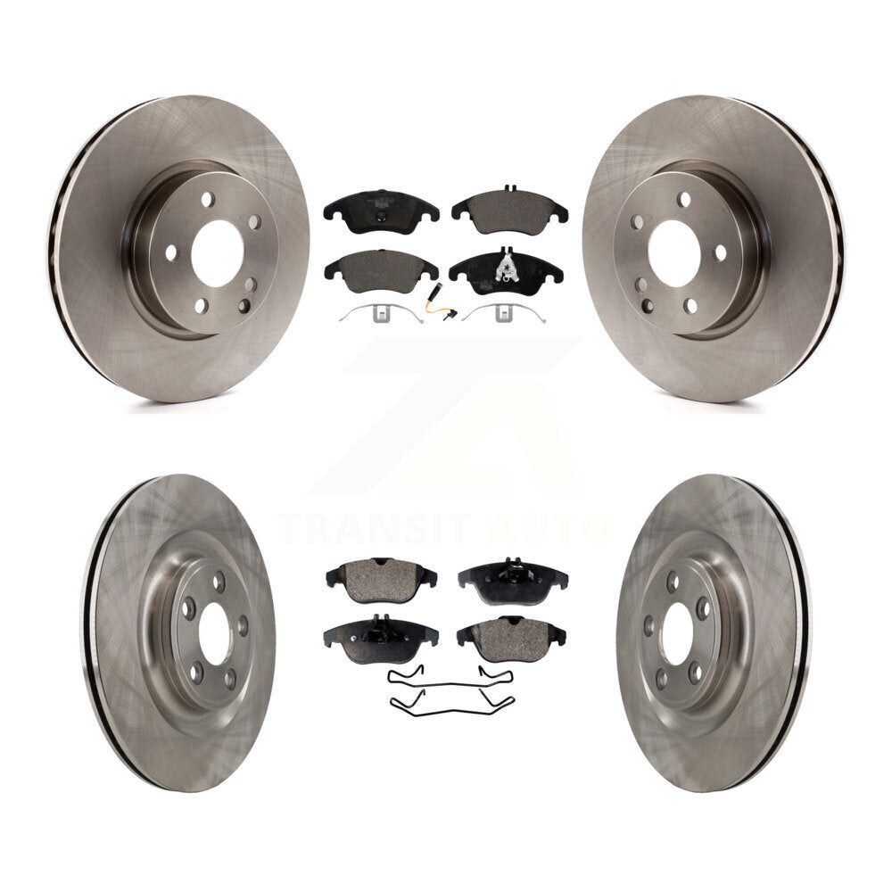 Front Rear Disc Brake Rotors And Ceramic Pads Kit For Mercedes-Benz E400 K8T-104630