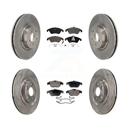 Front Rear Disc Brake Rotors And Ceramic Pads Kit For Mercedes-Benz E400 K8T-104631