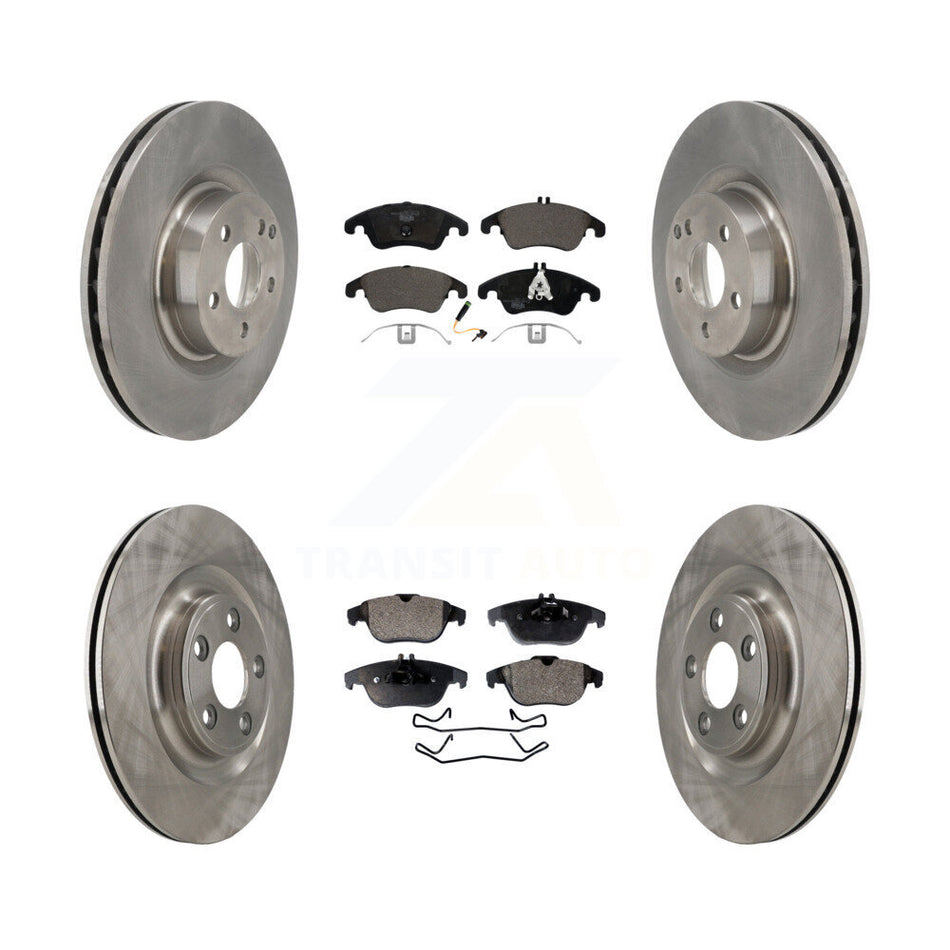 Front Rear Disc Brake Rotors And Ceramic Pads Kit For Mercedes-Benz E400 K8T-104631