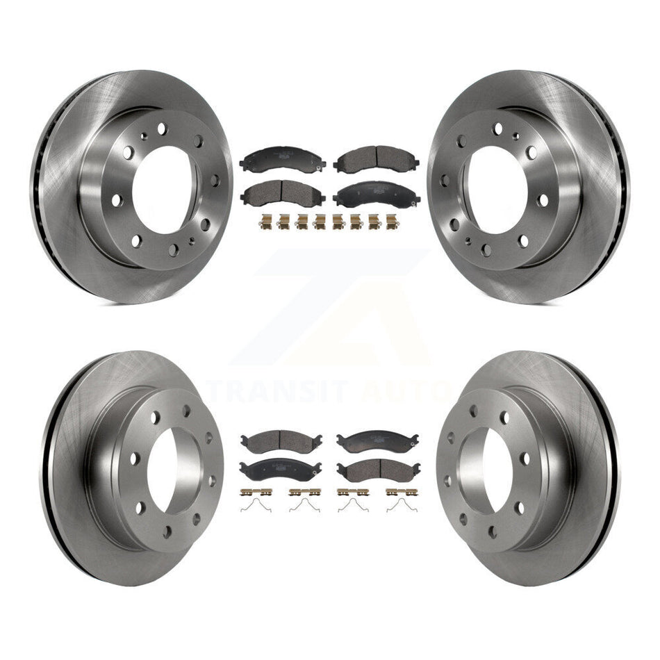 Front Rear Brake Rotors & Ceramic Pad Kit For 2021-2024 GMC Savana 2500 Chevrolet Express K8T-104632