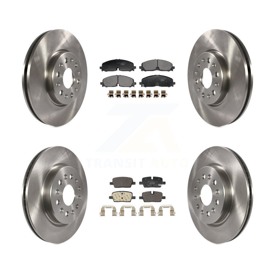 Front Rear Brake Rotor And Ceramic Pad Kit For Chevrolet Traverse Blazer GMC Acadia Buick K8T-104645