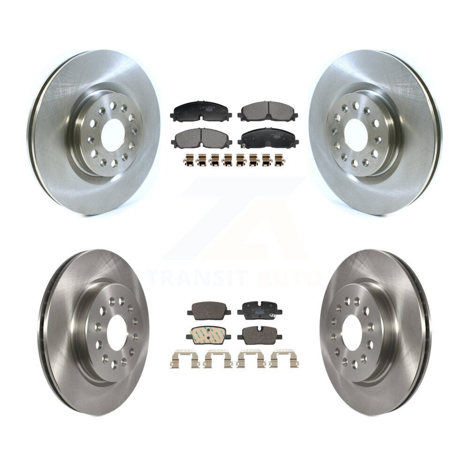 Front Rear Disc Brake Rotors And Ceramic Pads Kit For 2021 Cadillac XT5 Buick Enclave XT6 K8T-104646