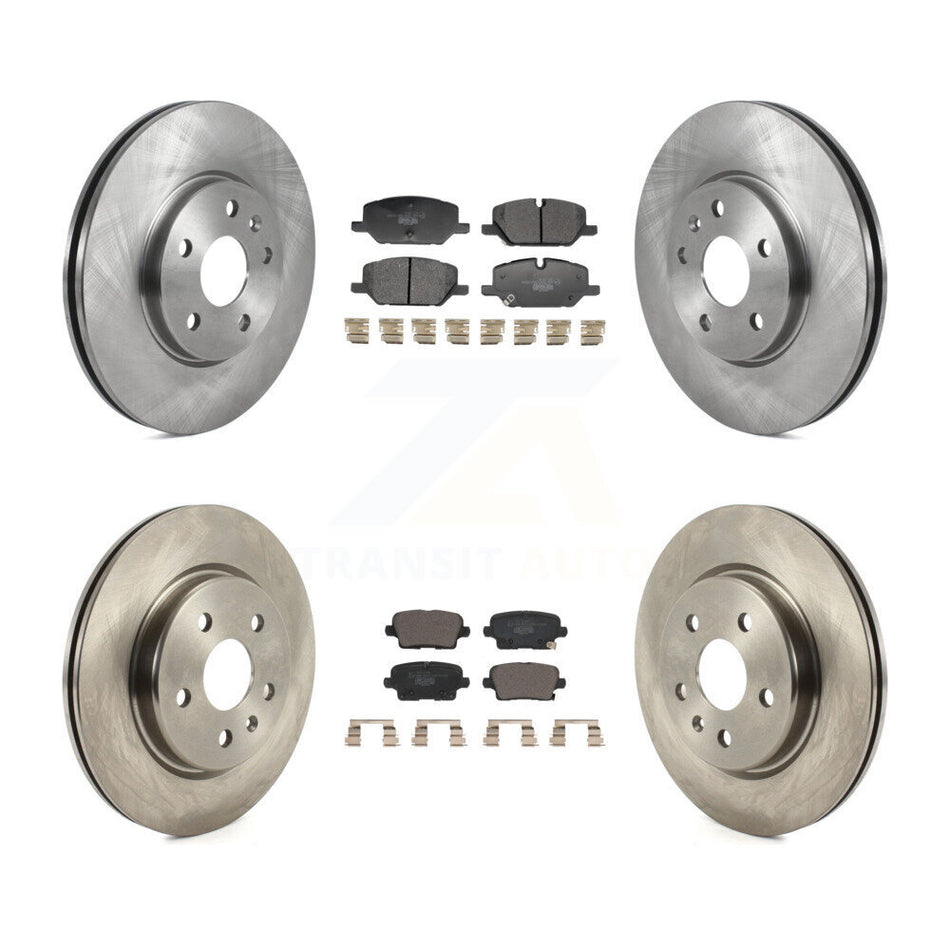 Front Rear Disc Brake Rotors And Ceramic Pads Kit For Buick Envision Cadillac XT4 K8T-104647