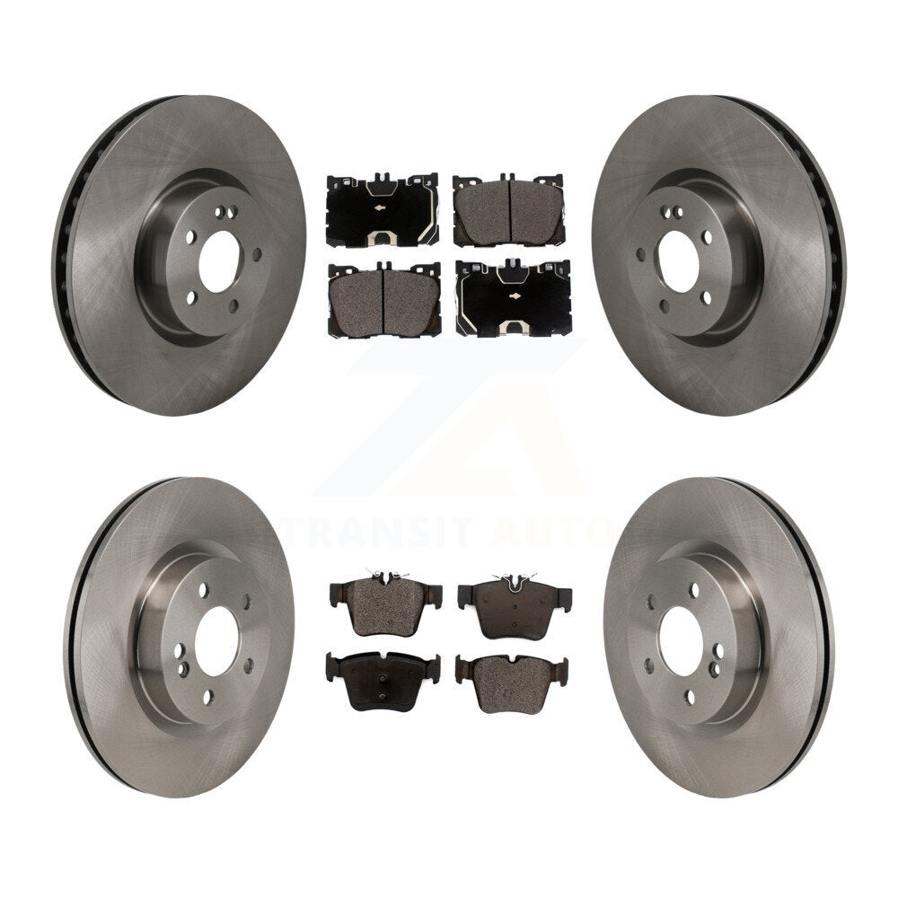 Front Rear Disc Brake Rotors Ceramic Pad Kit For Mercedes-Benz C43 AMG GLC43 C450 GLC350e K8T-104650