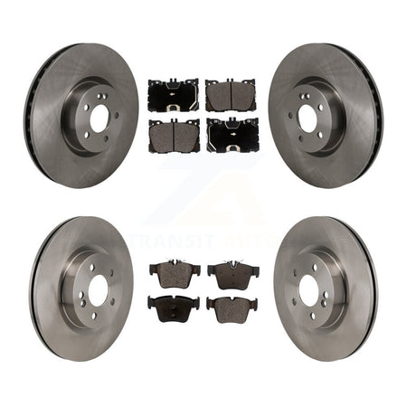 Front Rear Disc Brake Rotors Ceramic Pad Kit For Mercedes-Benz C43 AMG GLC43 C450 GLC350e K8T-104650