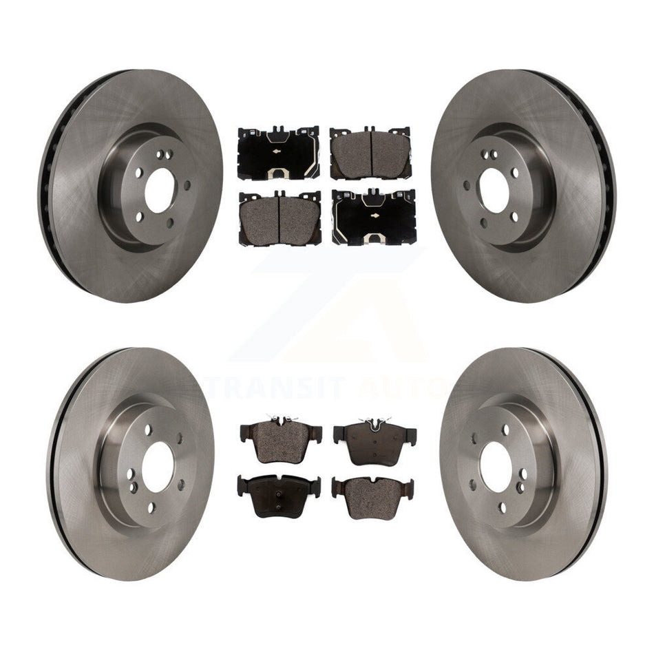 Front Rear Disc Brake Rotors Ceramic Pad Kit For Mercedes-Benz C43 AMG GLC43 C450 GLC350e K8T-104650