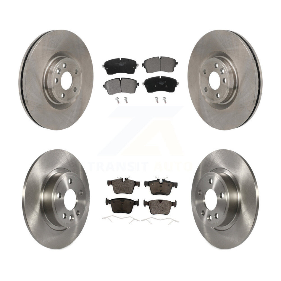 Front Rear Brake Rotors Ceramic Pad Kit For Jaguar E-Pace With 349mm Diameter Rotor K8T-104651