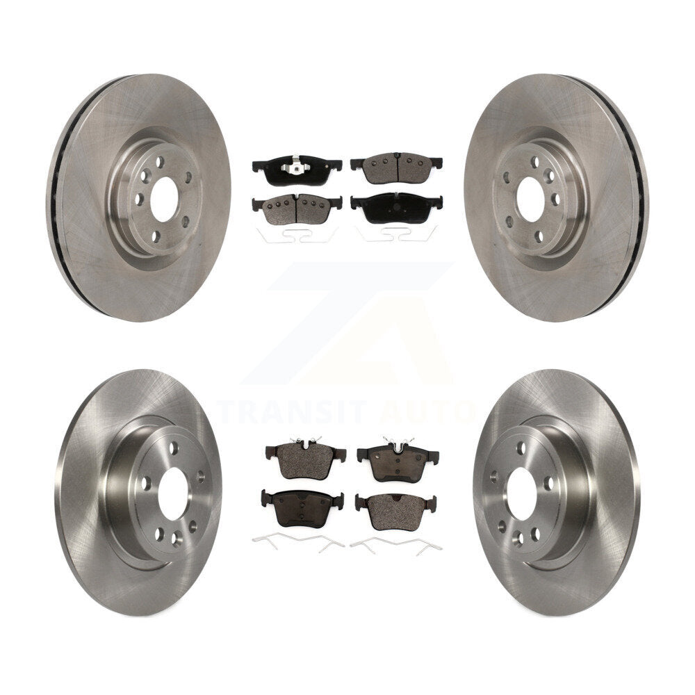 Front Rear Disc Brake Rotors Ceramic Pad Kit For Land Rover Discovery Sport Jaguar E-Pace K8T-104652