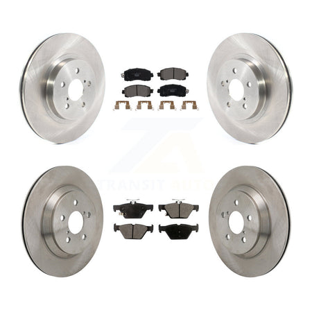 Front Rear Brake Rotor & Ceramic Pad Kit For Subaru Crosstrek With Electric Parking K8T-104653
