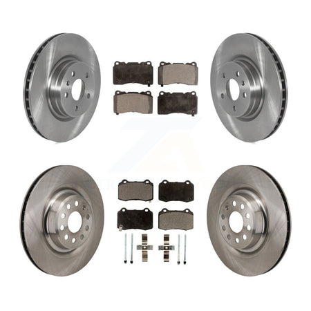 Front Rear Disc Brake Rotors And Ceramic Pads Kit For Tesla S K8T-104654
