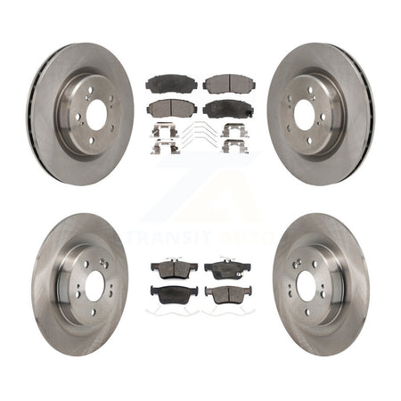 Front Rear Disc Brake Rotors And Ceramic Pads Kit For 2021-2023 Acura TLX 2.0L K8T-104659