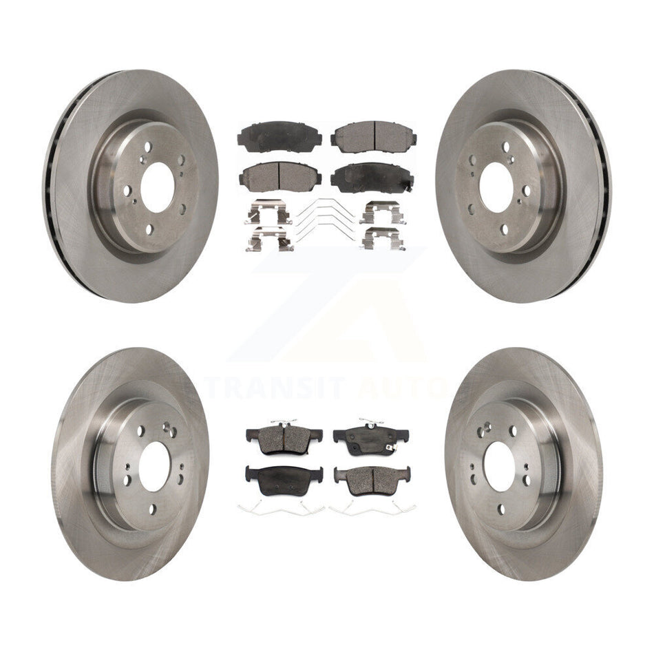 Front Rear Disc Brake Rotors And Ceramic Pads Kit For 2021-2023 Acura TLX 2.0L K8T-104659