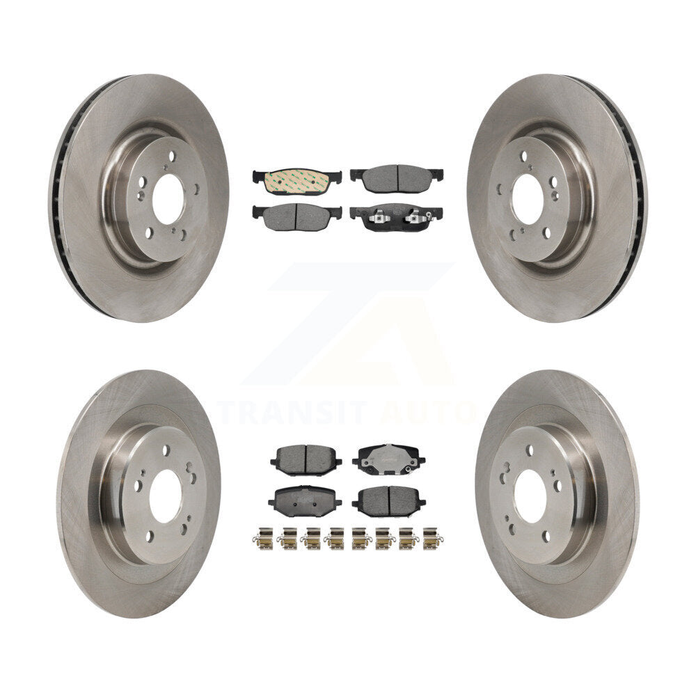Front Rear Disc Brake Rotors And Ceramic Pads Kit For 2022-2023 Acura MDX 3.5L K8T-104662