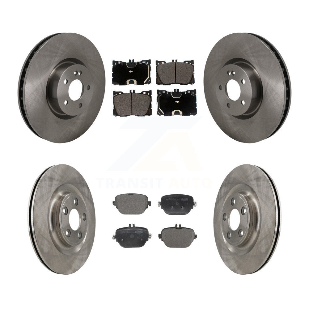 Front Rear Brake Rotor And Ceramic Pad Kit For Mercedes-Benz E450 E400 E43 AMG E53 CLS450 K8T-104664