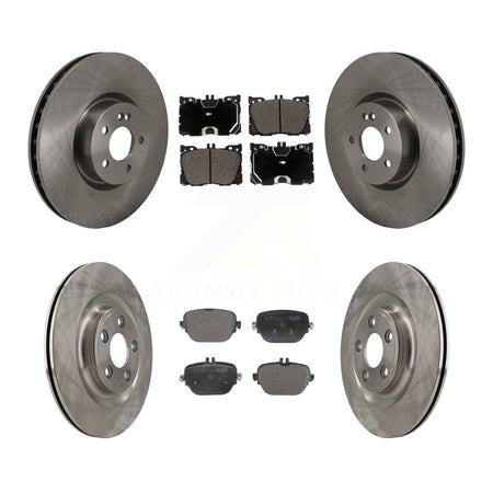Front Rear Brake Rotor And Ceramic Pad Kit For Mercedes-Benz E450 E400 E43 AMG E53 CLS450 K8T-104664