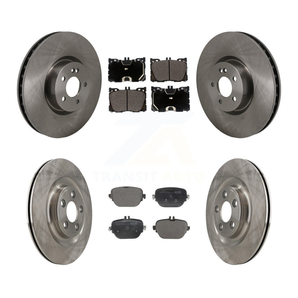 Front Rear Brake Rotor And Ceramic Pad Kit For Mercedes-Benz E450 E400 E43 AMG E53 CLS450 K8T-104664