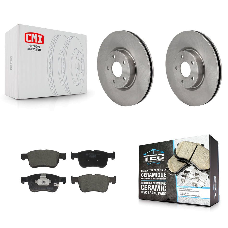 Front Disc Brake Rotors And Ceramic Pads Kit For Ford Escape Bronco Sport Lincoln Corsair K8T-104681