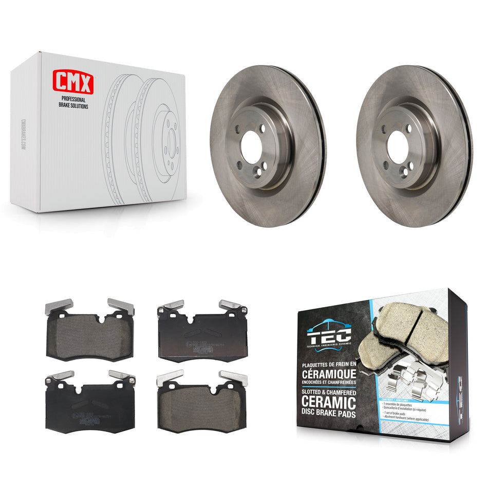 Front Disc Brake Rotors & Ceramic Pad Kit For Mini Cooper With 316mm Diameter Rotor K8T-104691