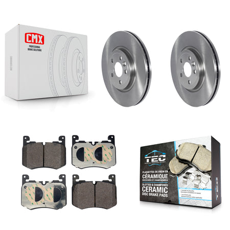 Front Disc Brake Rotors Ceramic Pad Kit For Jaguar F-Pace With 380mm Diameter Rotor K8T-104707