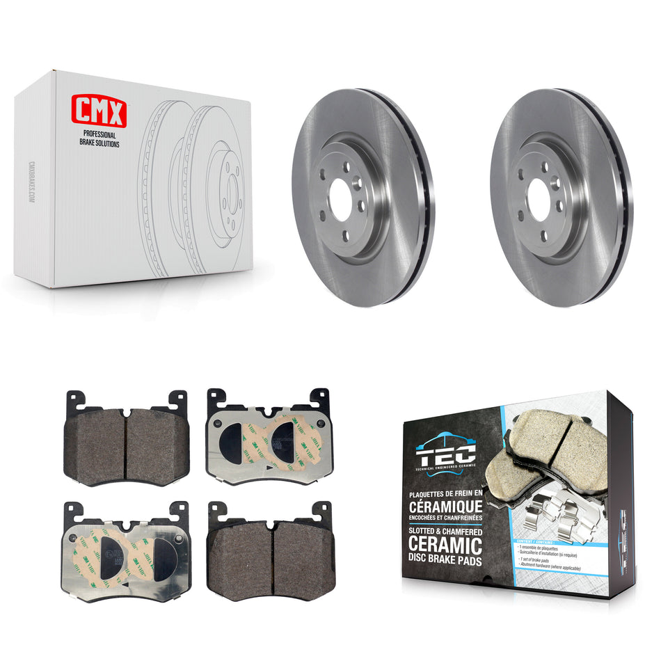 Front Disc Brake Rotors Ceramic Pad Kit For Jaguar F-Pace With 380mm Diameter Rotor K8T-104707
