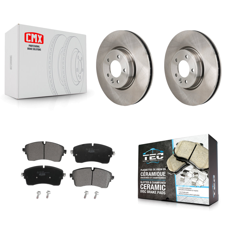 Front Disc Brake Rotors And Ceramic Pads Kit For Land Rover Discovery Range DIESEL engine K8T-104710
